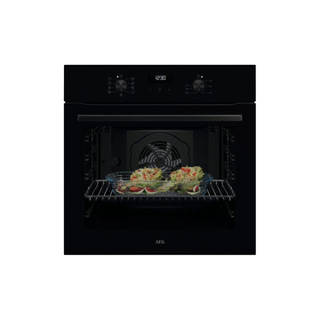 AEG TU5AB20WSK Horno Multifunción 72L, Aqua Clean, LED, Cocción Multinivel, Negro
