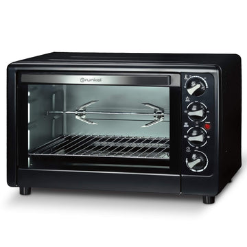 Grunkel HR-48RMRUSTI Horno Sobremesa 48L, Rustidor, 3 Modos Calor, 230ºC, Negro
