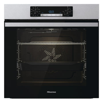 Hisense BI62216AXE2 Horno Hidrolítico 77L, 5 Cocción Simultánea, Guía Telescópica, Inox