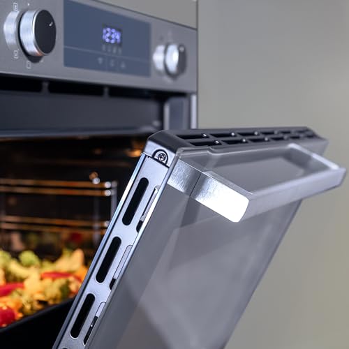 Cecotec Hexa M226000 Horno Integrable 72L, 7 Funciones, Grill, Vapor, EasyClean, Glass Grey