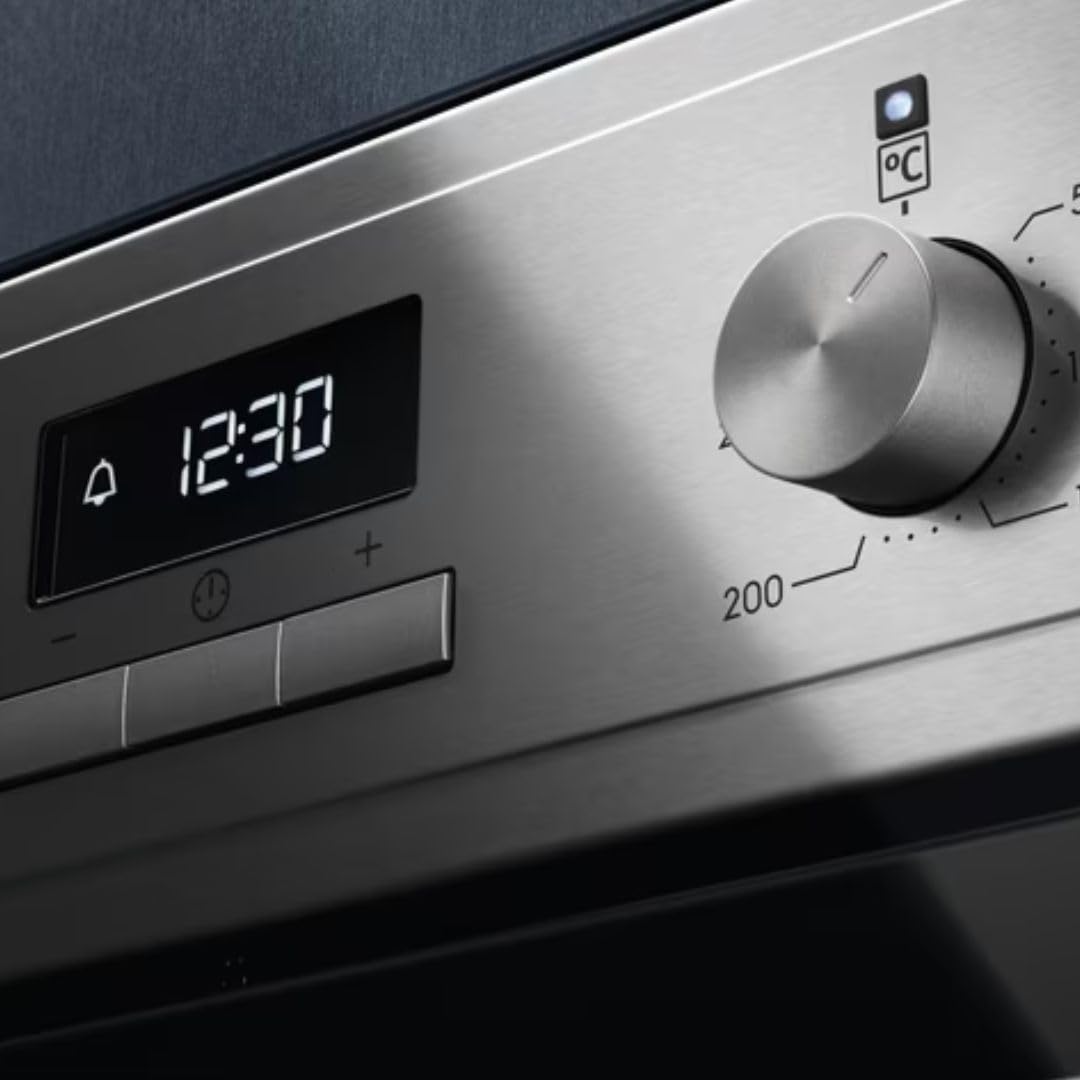 Electrolux EOF3H50BX Horno Multifunción 65L, AquaClean, 7 Funciones, Grill, Clase A, Inox