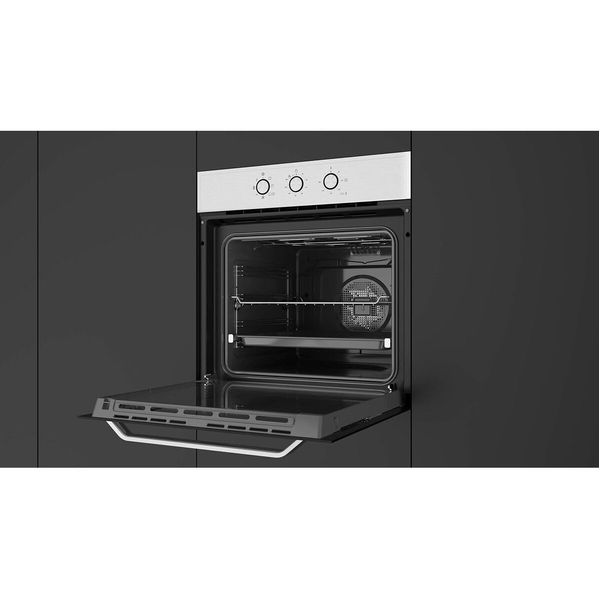 Teka HCB 6525 Horno Multifunción 60cm, HydroClean ECO, Clase A, Acero Inoxidable