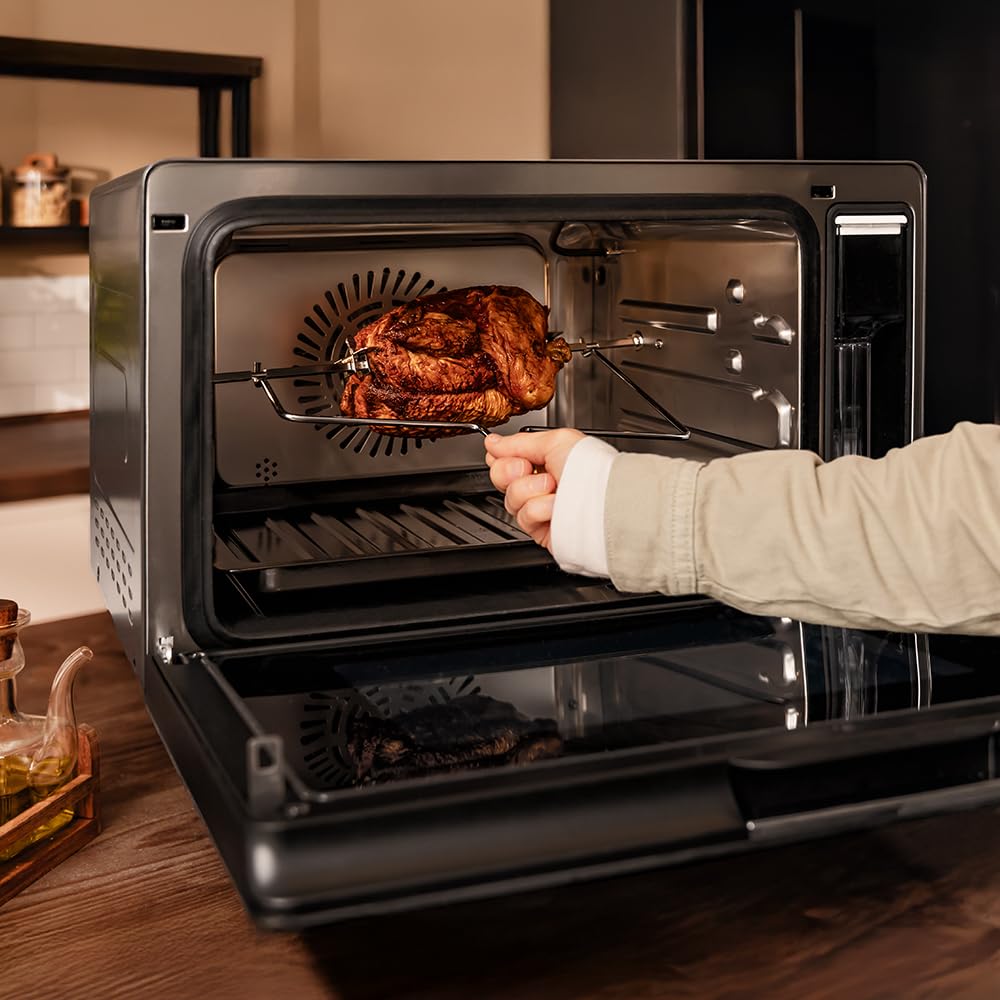 Cecotec Bake&Steam 4000 Combi Horno Sobremesa 40L, Vapor, Airfryer, 8 Funciones, 2400W