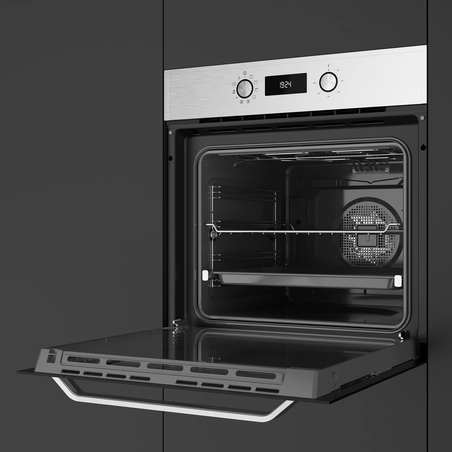 Teka HCB 6535 - Horno Multifunción, con Tecnología Hydroclean ECO, Horno 60 cm, Horno Inox