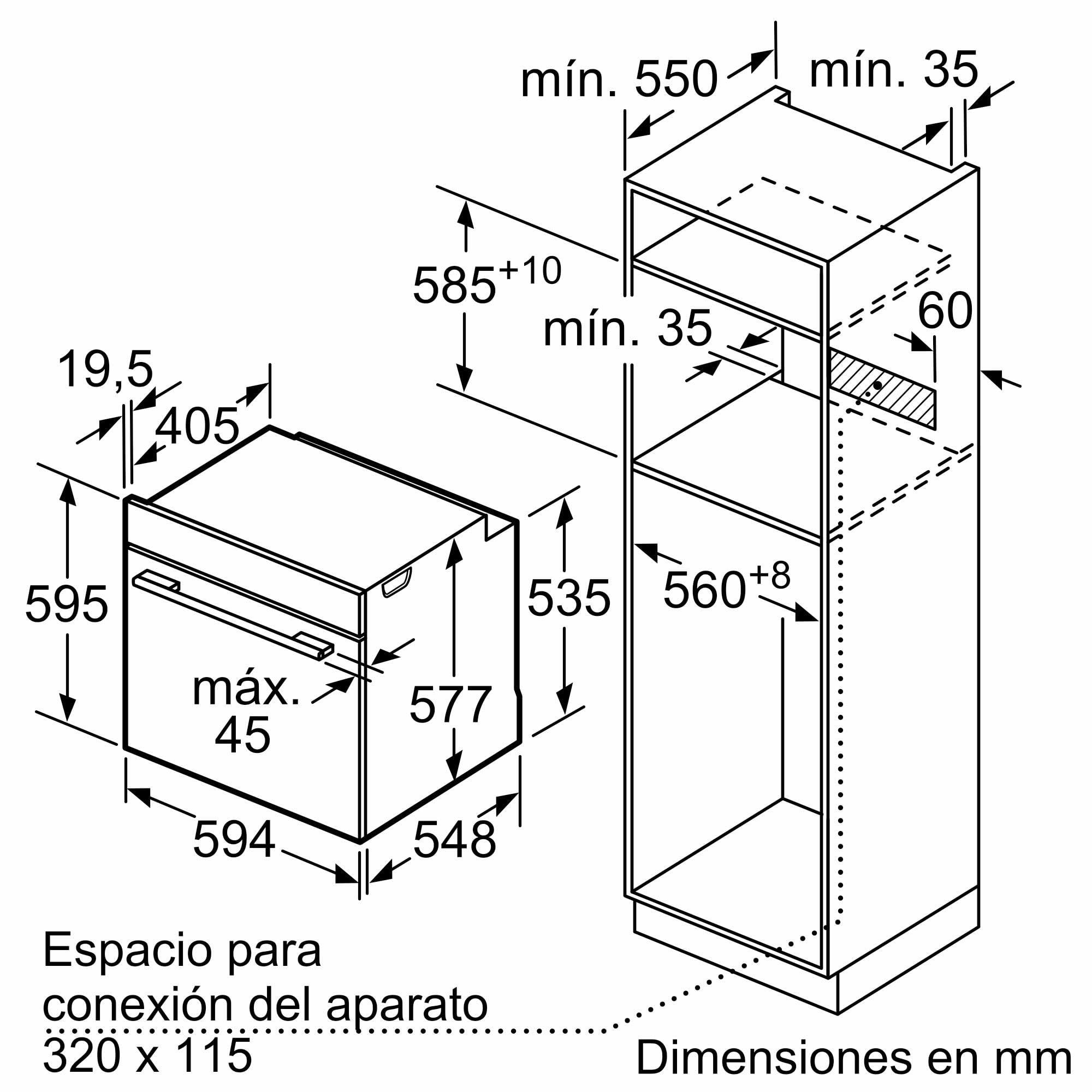 Bosch Serie 8 HBG7741B1 Horno Multifunción 60cm, TFT, AirFry, Pirólisis, Home Connect, Negro