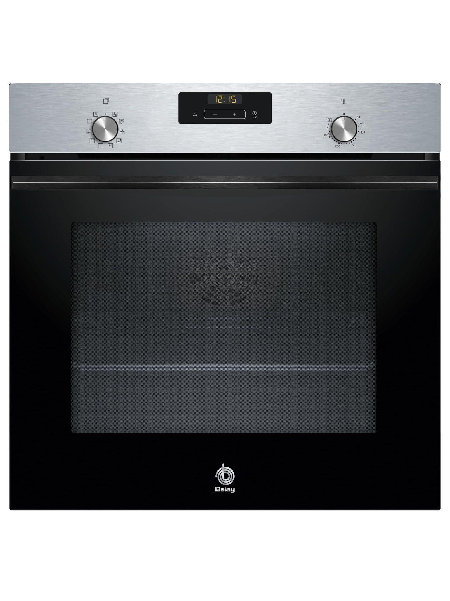 Balay Horno Multifunción 60cm, Aqualisis, Control Confort, Cristal Negro, Modelo 3HB4131X3